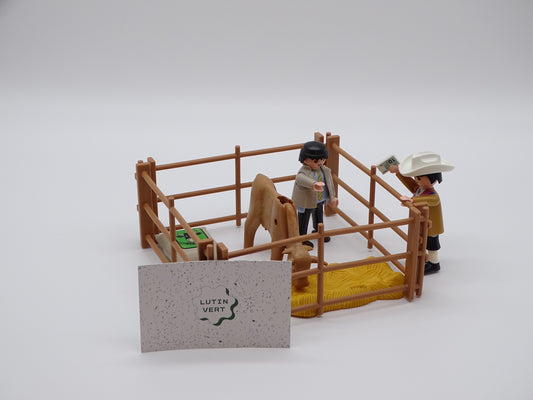 Playmobil pièce unique « La vente du taureau » d'occasion PLAYMOBIL - Dès 4 ans | Ref 13322