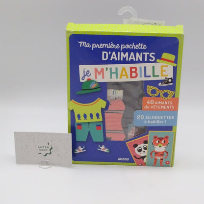 Je m’habille, ma première pochette d’aimants AUZOU - Dès 3 ans | Ref 15950