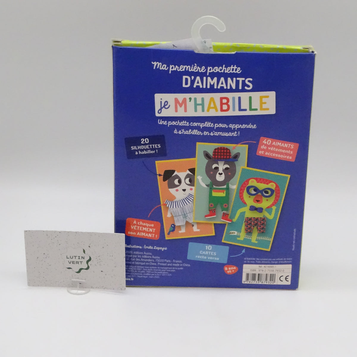 Je m’habille, ma première pochette d’aimants AUZOU - Dès 3 ans | Ref 15950