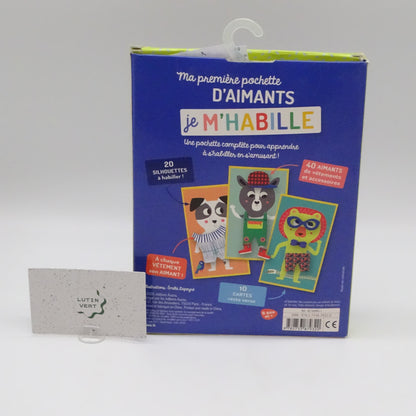 Je m’habille, ma première pochette d’aimants AUZOU - Dès 3 ans | Ref 15950