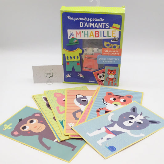 Je m’habille, ma première pochette d’aimants AUZOU - Dès 3 ans | Ref 15950