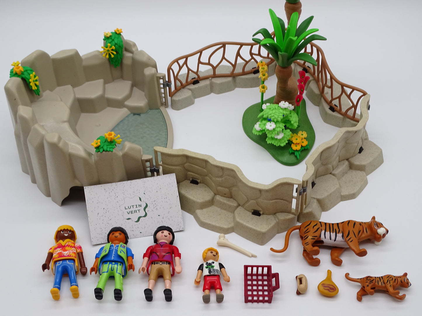 Playmobil pièce unique « Parc aux tigres » d'occasion PLAYMOBIL - Dès 4 ans | Ref 13316