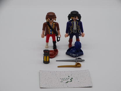 Lot de deux pirates et leurs accessoires d'occasion PLAYMOBIL - Dès 4 ans | Ref 13314