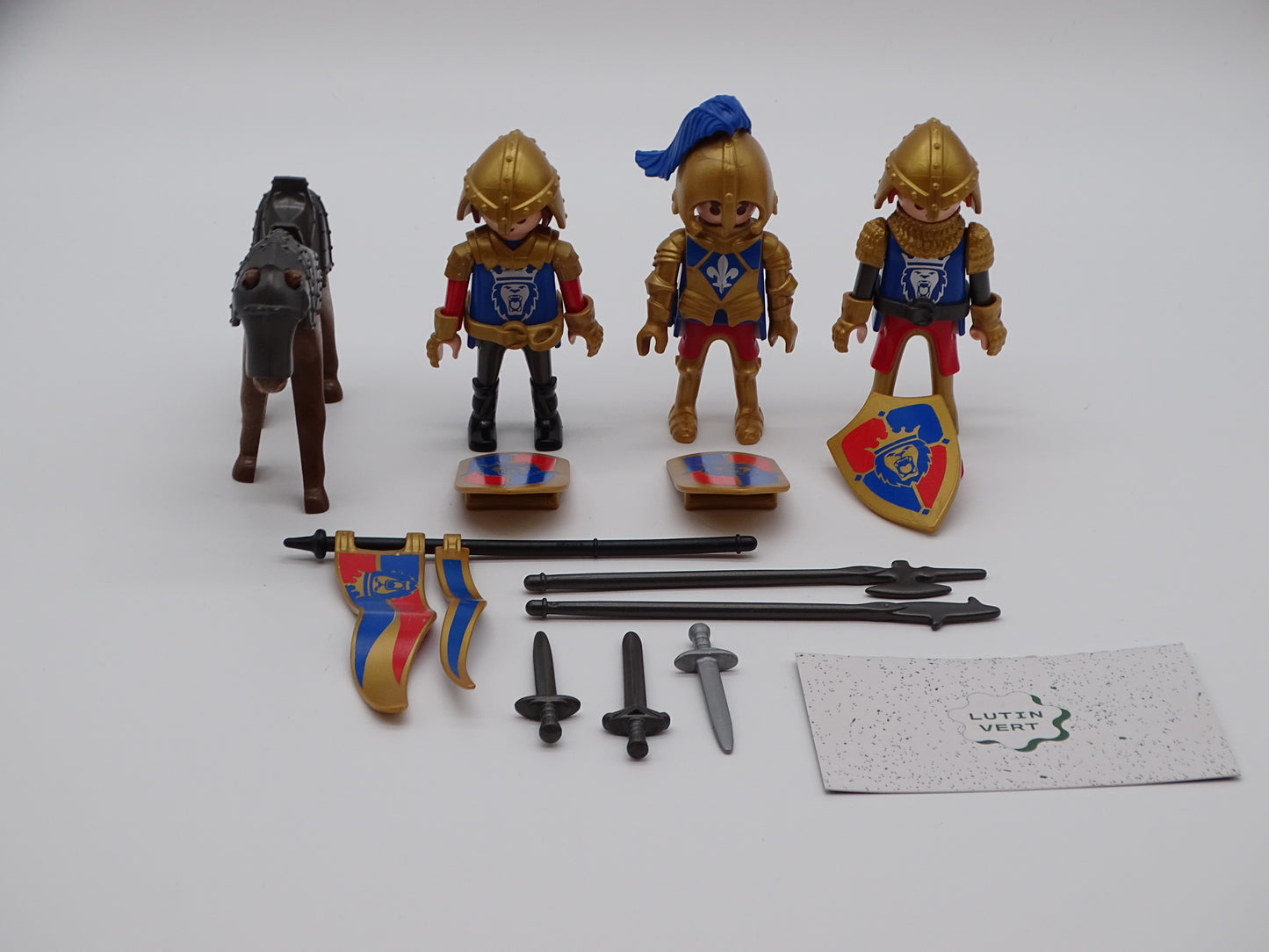 Playmobil pièce unique « Soldats à l’armure dorée » d'occasion PLAYMOBIL - Dès 4 ans | Ref 13315