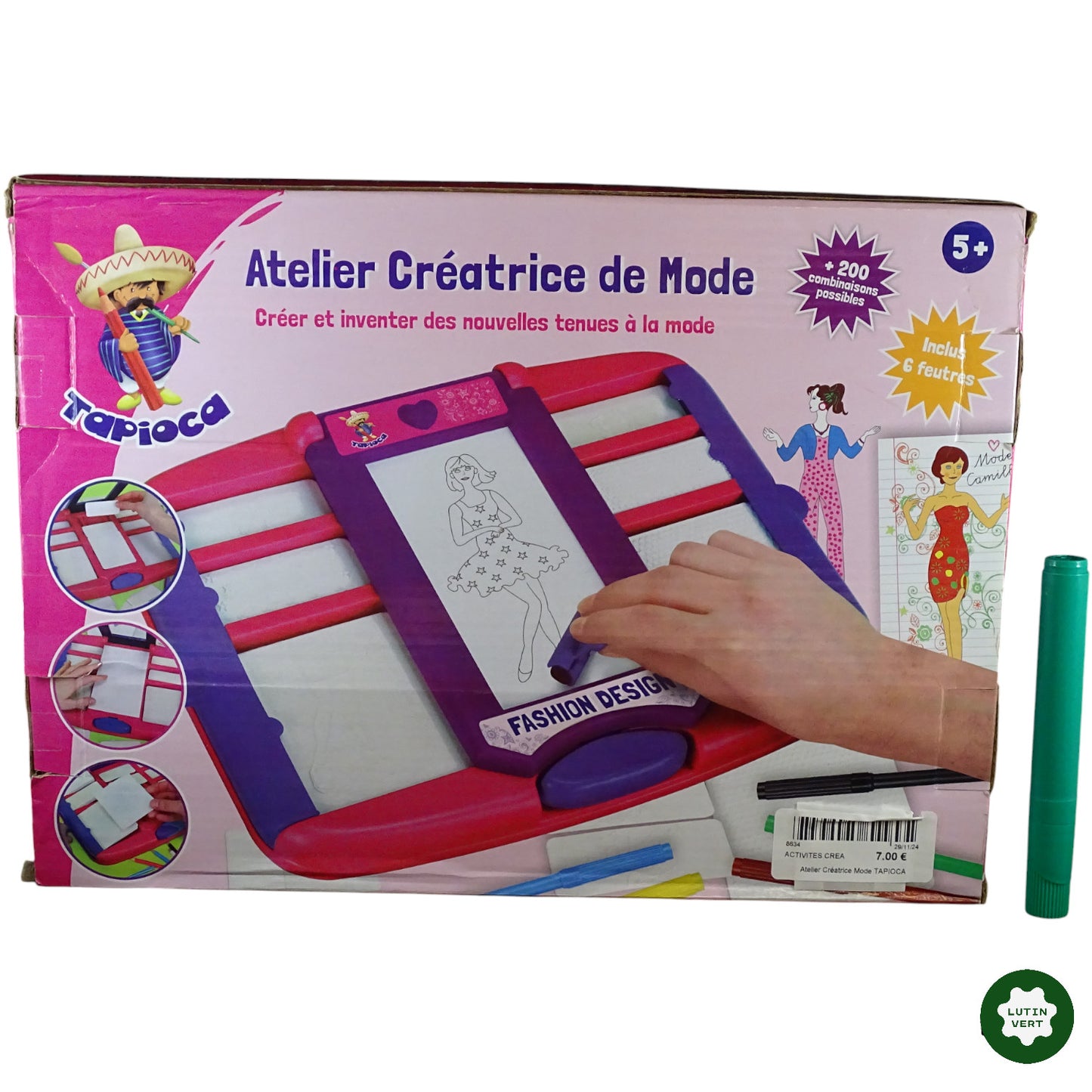 Atelier Créatrice de Mode d'occasion TAPIOCA - Dès 5 ans | Ref 8634