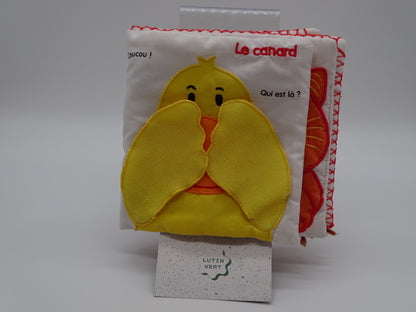 Livre en tissus « Coucou ! Qui est là ?» d'occasion ÉDITIONS QUATRE FLEUVES - Dès 6 mois | Ref 13332