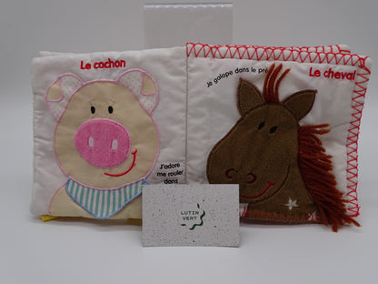 Livre en tissus « Coucou ! Qui est là ?» d'occasion ÉDITIONS QUATRE FLEUVES - Dès 6 mois | Ref 13332