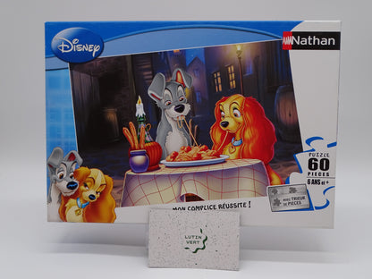 Puzzle La Belle et le Clochard d'occasion NATHAN - Dès 6 ans | Ref 13330