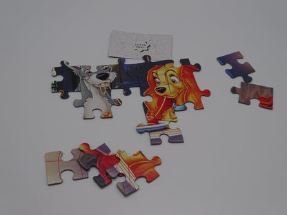 Puzzle La Belle et le Clochard d'occasion NATHAN - Dès 6 ans | Ref 13330