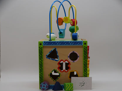 Cube d’activité en bois d'occasion EICHHORN - Dès 1 an | Ref 13327