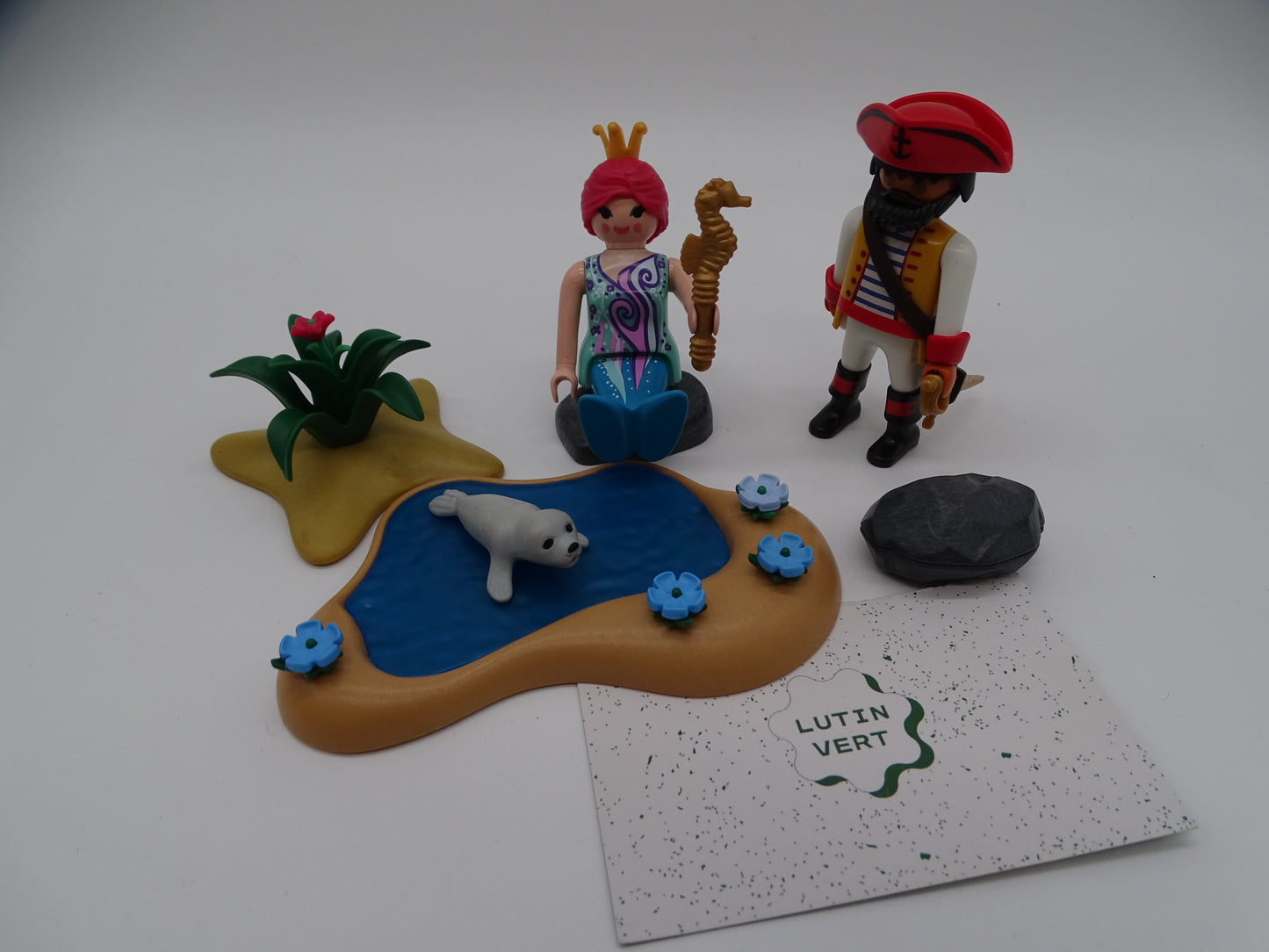 Playmobil pièce unique « La Sirène et le Boucanier » d'occasion PLAYMOBIL - Dès 4 ans | Ref 13345