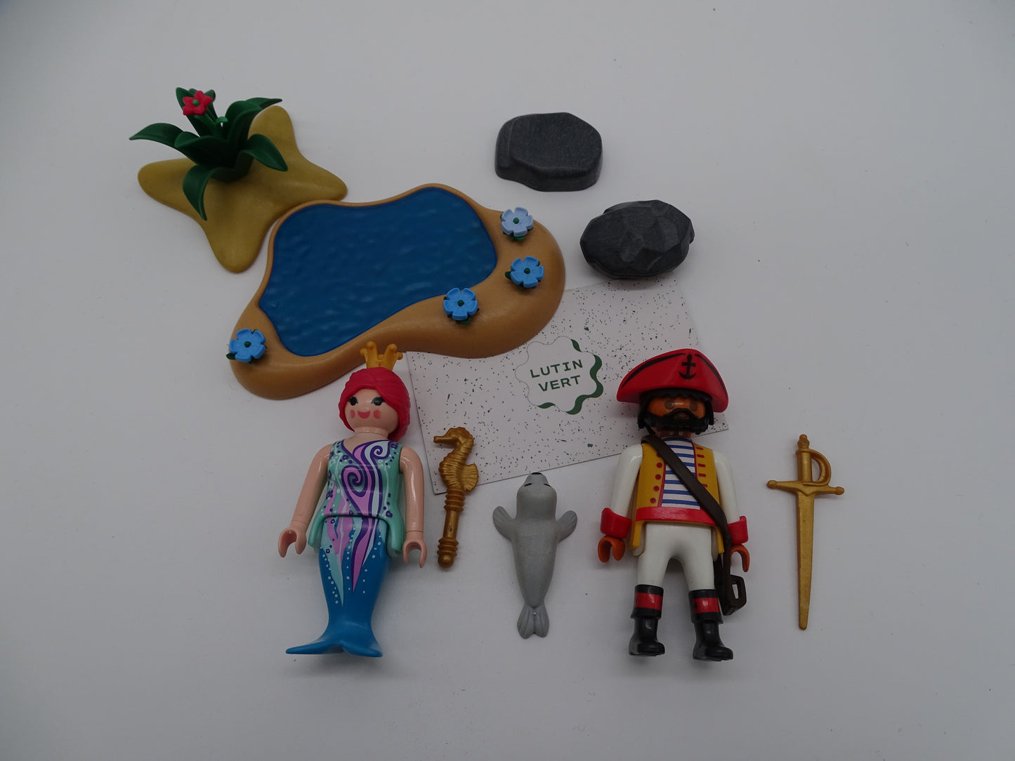 Playmobil pièce unique « La Sirène et le Boucanier » d'occasion PLAYMOBIL - Dès 4 ans | Ref 13345
