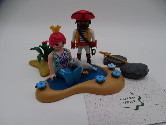 Playmobil pièce unique « La Sirène et le Boucanier » d'occasion PLAYMOBIL - Dès 4 ans | Ref 13345