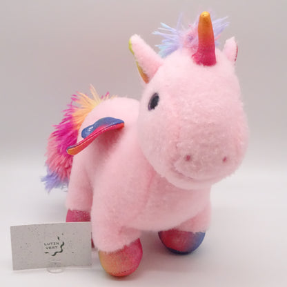 Peluche Licorne (rose et arc en ciel ) SANS MARQUE - Dès 3 ans | Ref 15960