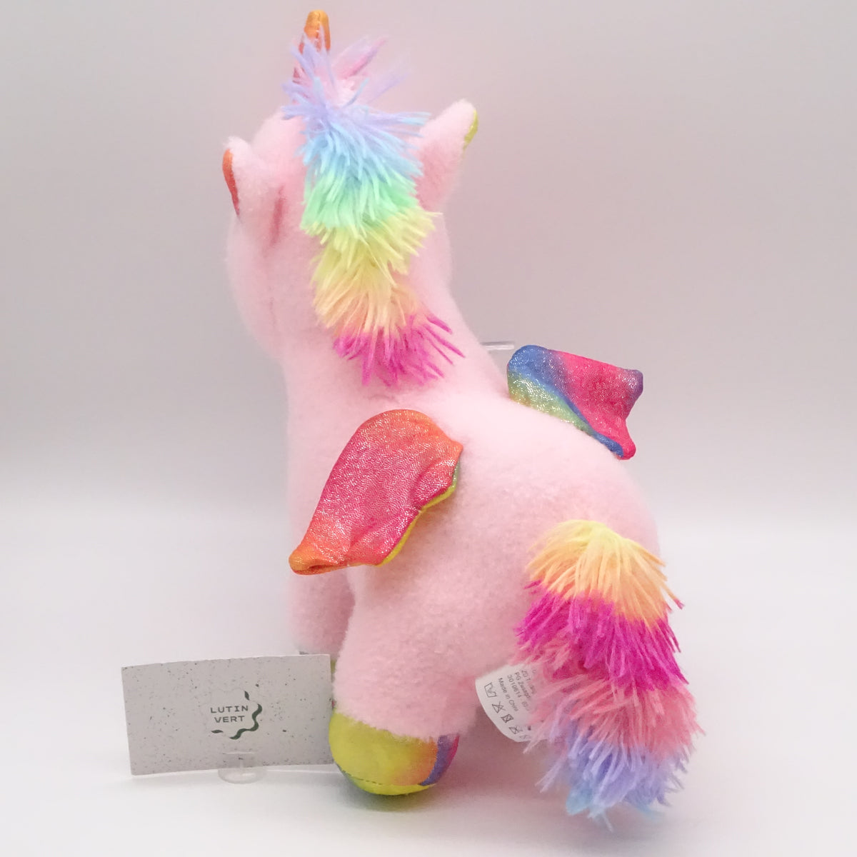 Peluche Licorne (rose et arc en ciel ) SANS MARQUE - Dès 3 ans | Ref 15960