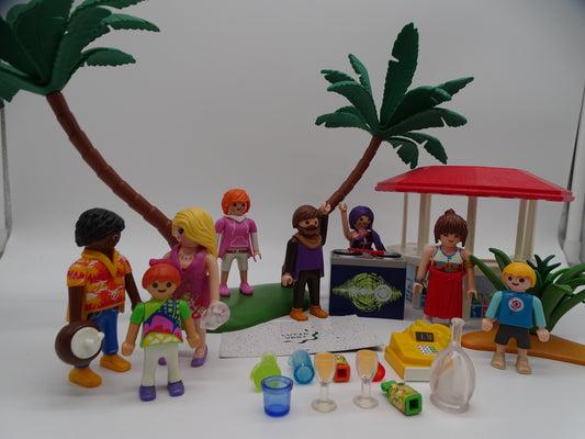 Playmobil pièce unique « Le Bar de Plage » d'occasion PLAYMOBIL - Dès 4 ans | Ref 13347