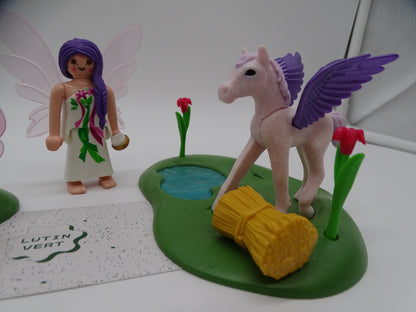 Playmobil pièce unique « Pégase et les fées » d'occasion PLAYMOBIL - Dès 4 ans | Ref 13339