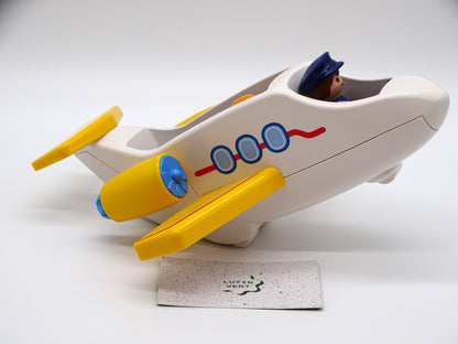 Playmobil 1,2,3 pièce unique «Avion de ligne » d'occasion PLAYMOBIL - Dès 4 ans | Ref 13351