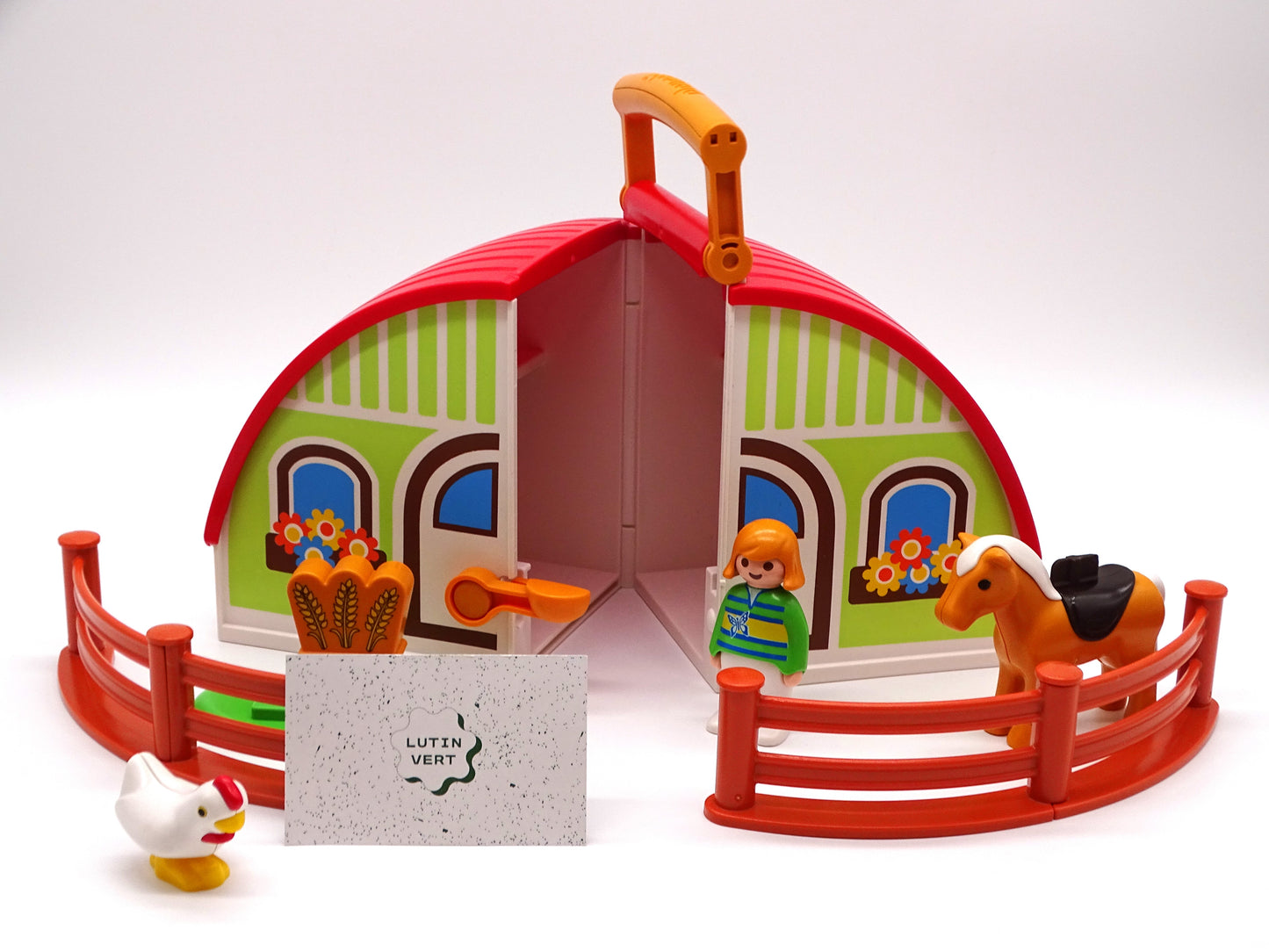 Playmobil 1,2,3 pièce unique «La ferme » d'occasion PLAYMOBIL - Dès 4 ans | Ref 13354