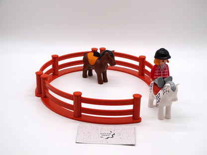 Playmobil 1,2,3 pièce unique «Le manège à chevaux » d'occasion PLAYMOBIL - Dès 4 ans | Ref 13355