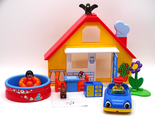 Playmobil 1,2,3 pièce unique « La maison de vacances » d'occasion PLAYMOBIL - Dès 4 ans | Ref 13360