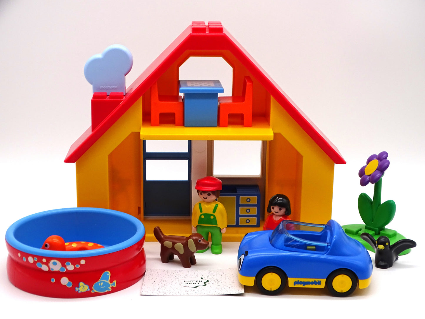 Playmobil 1,2,3 pièce unique « La maison de vacances » d'occasion PLAYMOBIL - Dès 4 ans | Ref 13360