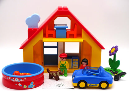 Playmobil 1,2,3 pièce unique « La maison de vacances » d'occasion PLAYMOBIL - Dès 4 ans | Ref 13360