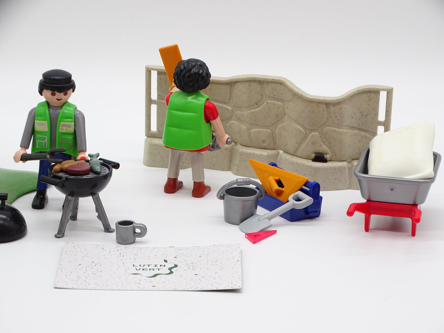 Playmobil pièce unique « Scène de travail : les maçons »  d'occasion PLAYMOBIL - Dès 4 ans | Ref 13358