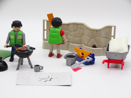Playmobil pièce unique « Scène de travail : les maçons »  d'occasion PLAYMOBIL - Dès 4 ans | Ref 13358
