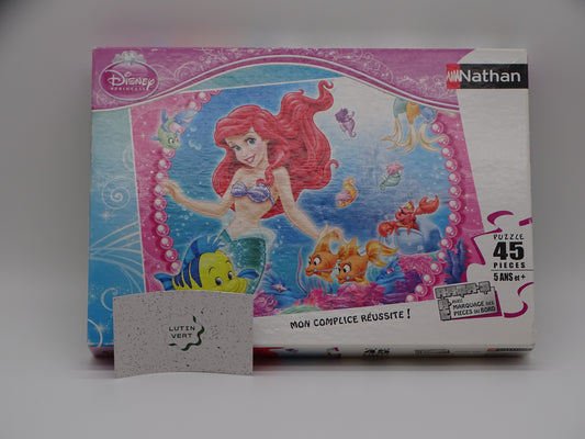 Puzzle Disney Princess « Rencontre avec Ariel » d'occasion NATHAN - Dès 5 ans | Ref 13361