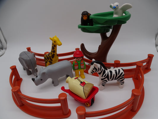 Playmobil pièce unique « Le Zoo » Playmobil 1 2 3  d'occasion PLAYMOBIL - Dès 4 ans | Ref 13379