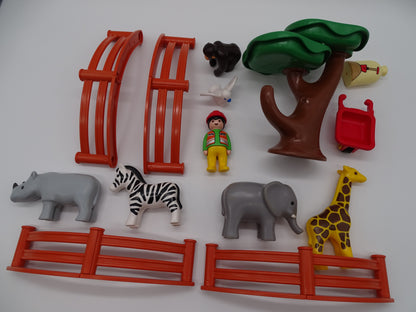 Playmobil pièce unique « Le Zoo » Playmobil 1 2 3  d'occasion PLAYMOBIL - Dès 4 ans | Ref 13379