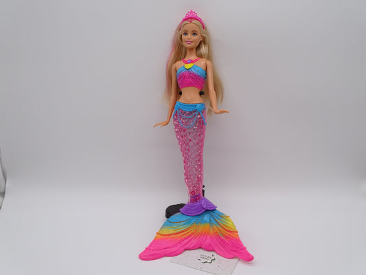 Barbie Sirène lumineuse d'occasion MATTEL - Dès 4 ans | Lutin vert Ref 13390