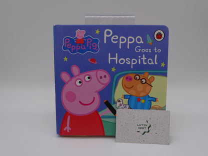Peppa goes to hospital d'occasion LADYBIRD - Dès 6 ans | Lutin vert Ref 13385