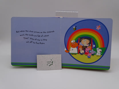 Peppa goes to hospital d'occasion LADYBIRD - Dès 6 ans | Lutin vert Ref 13385