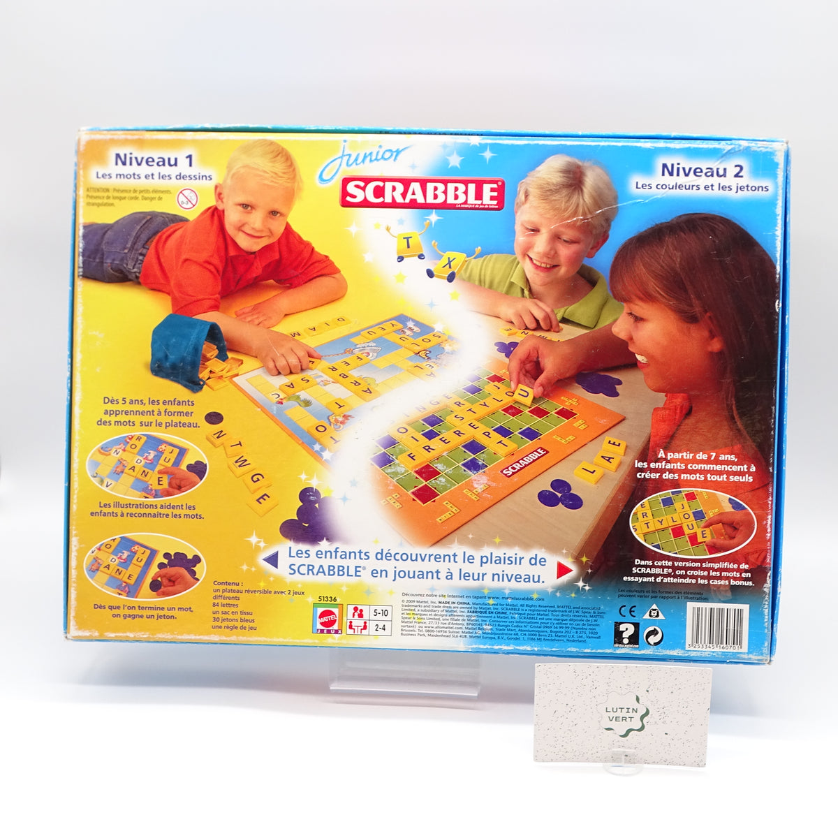 Scrabble Junior MATTEL - Dès 5 ans | Ref 16029