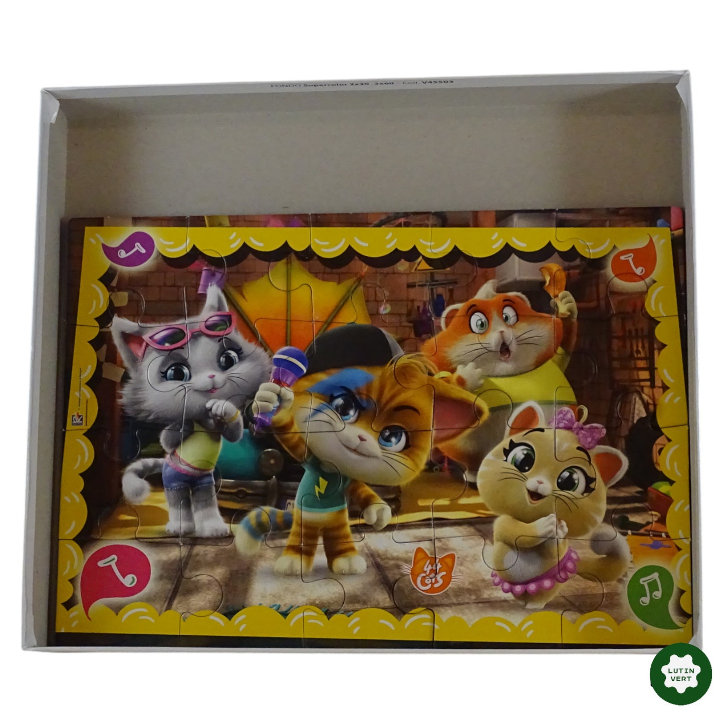 2 Puzzles Supercolor 20 pcs d'occasion CLEMENTONI - Dès 3 ans | Ref 9333