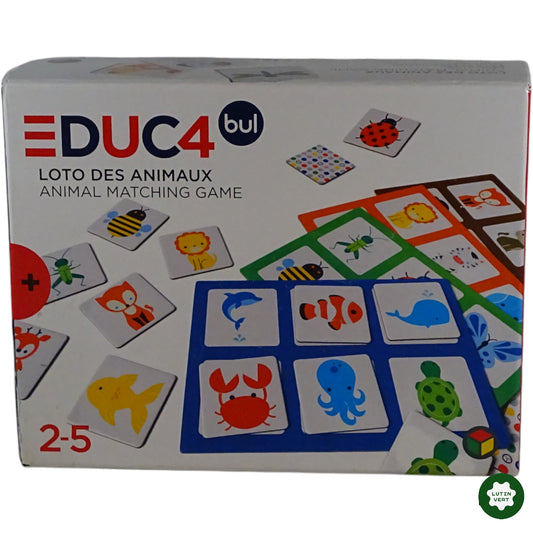 Loto des Animaux Oxybul d'occasion EDUCA - Dès 3 ans | Ref 9357