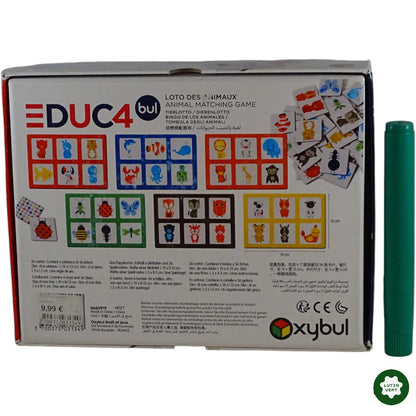 Loto des Animaux Oxybul d'occasion EDUCA - Dès 3 ans | Ref 9357