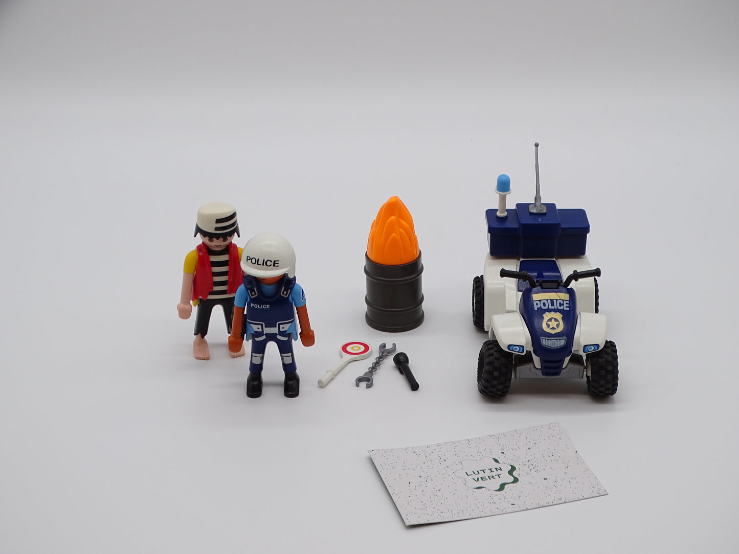 Playmobil pièce unique « Policier et prisonnier » d'occasion PLAYMOBIL - Dès 4 ans | Ref 13416