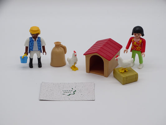 Playmobil pièce unique « L’élevage de poules » d'occasion PLAYMOBIL - Dès 4 ans | Ref 13420