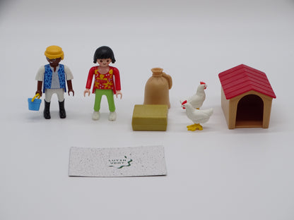 Playmobil pièce unique « L’élevage de poules » d'occasion PLAYMOBIL - Dès 4 ans | Ref 13420