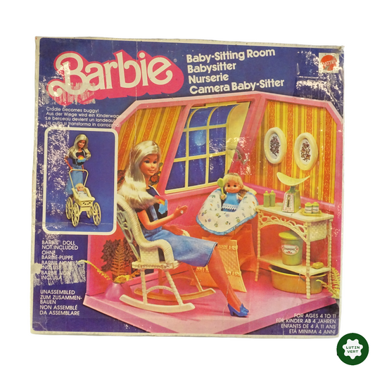 Nurserie de Barbie Vintage de 1977 d'occasion MATTEL - Dès 6 ans | Lutin Vert