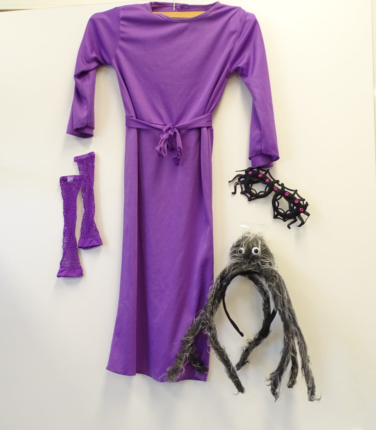 Costume Araignée Violette 7/8 ans SANS MARQUE - Dès 7 ans | Ref 16036