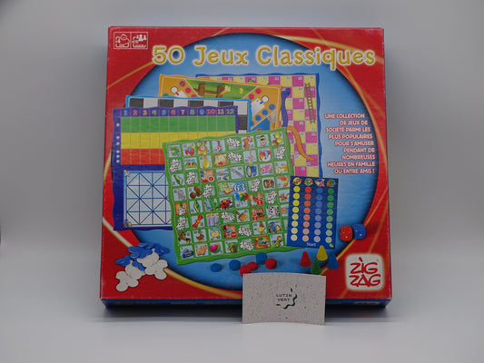 50 jeux classiques  d'occasion CLEMENTONI - Dès 4 ans | Ref 13229