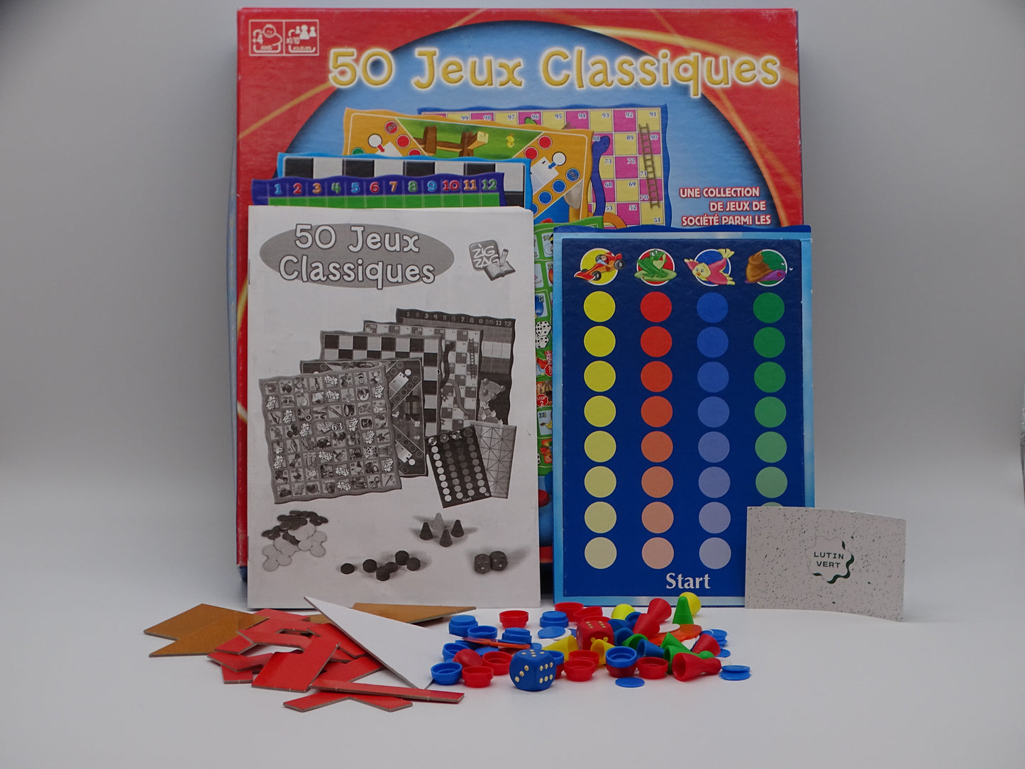 50 jeux classiques  d'occasion CLEMENTONI - Dès 4 ans | Ref 13229