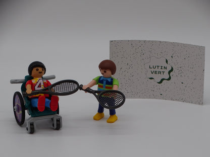 Playmobil pièce unique « Partie de Tennis » d'occasion PLAYMOBIL - Dès 6 ans | Ref 13431