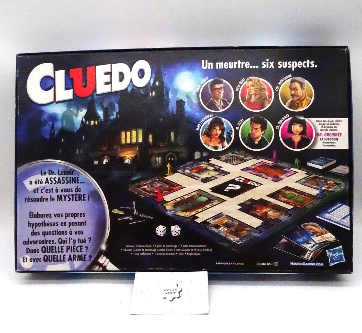 Cluedo HASBLO GAMING - Dès 8 ans | Ref 16046