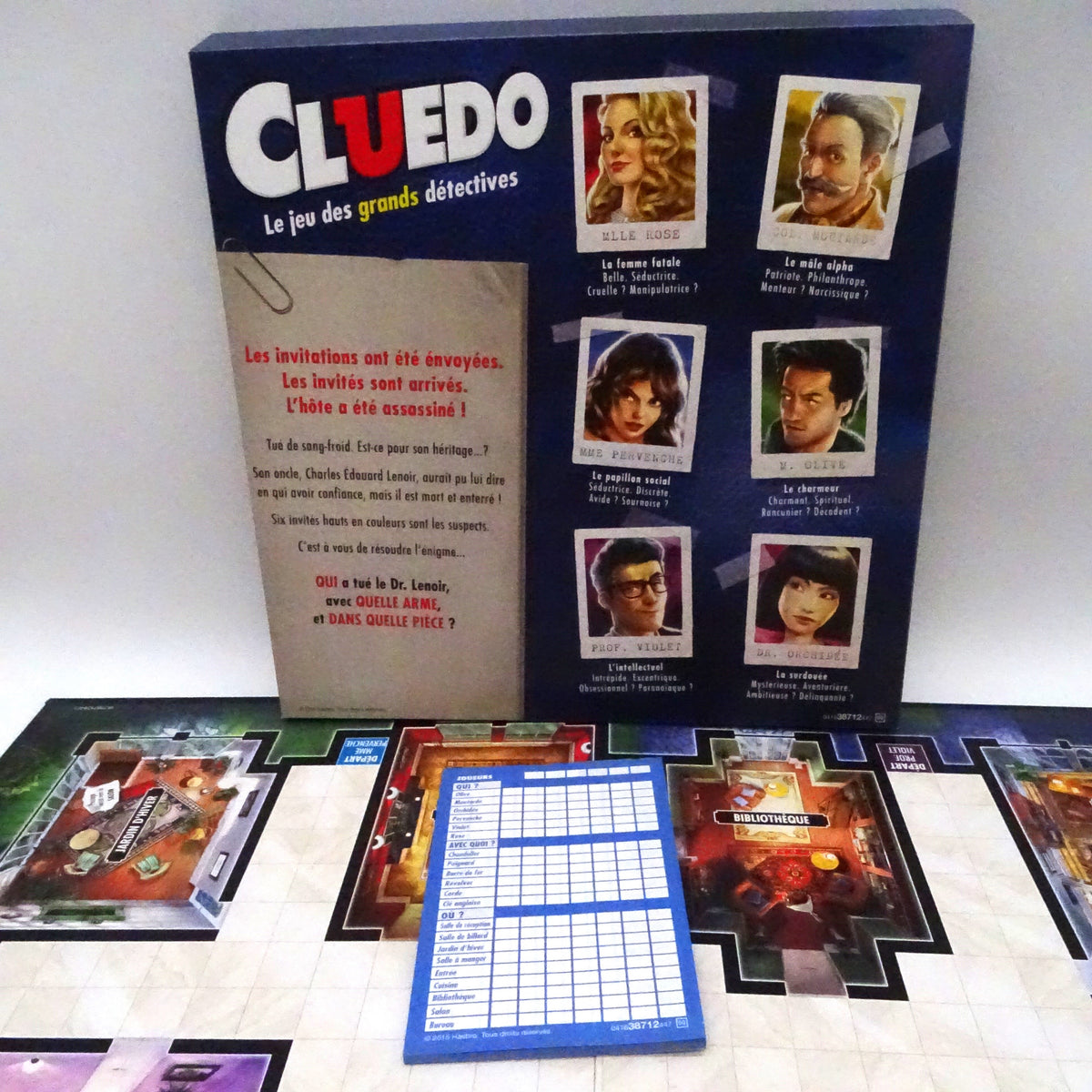 Cluedo HASBLO GAMING - Dès 8 ans | Ref 16046