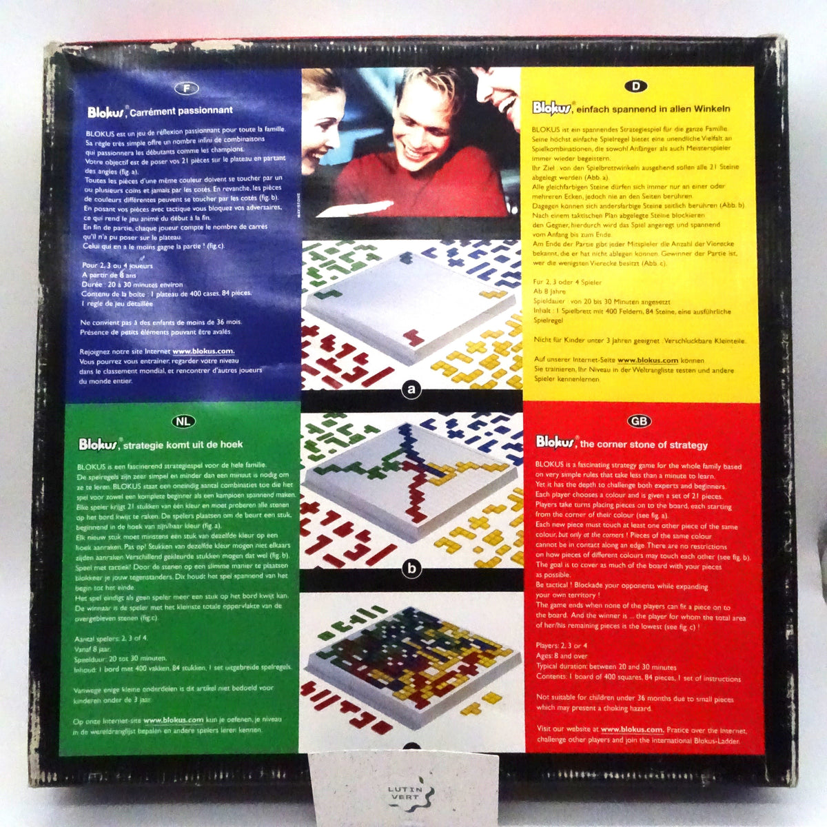 Blokus SEKKOÏA - Dès 8 ans | Ref 16043